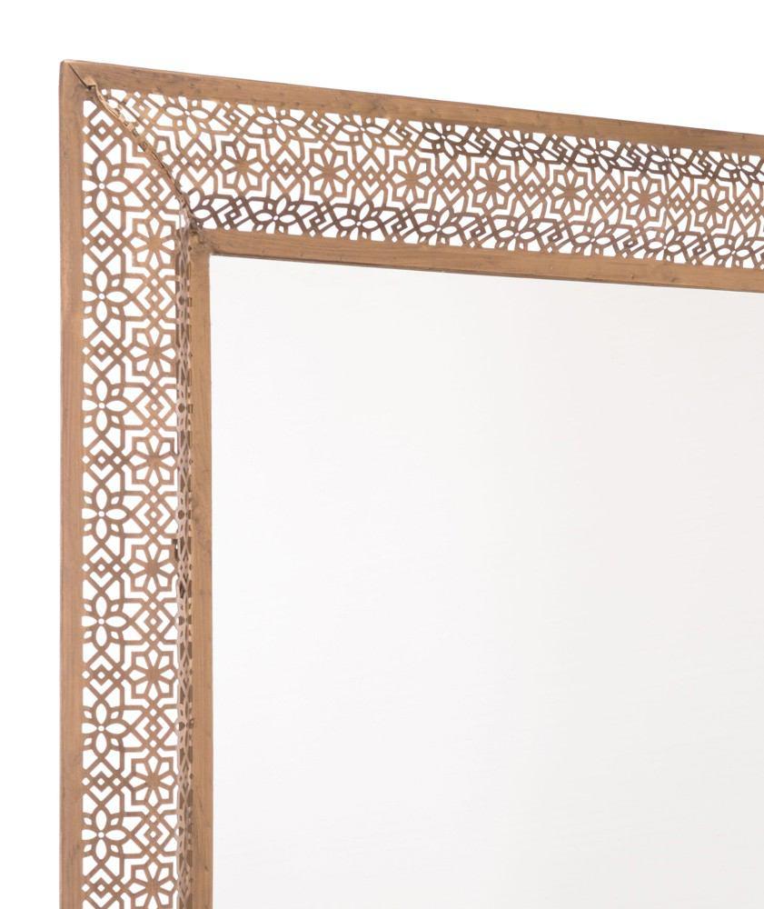 Zuo Moroccan Escamas Mirror Antique Gold