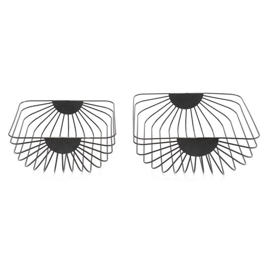 Zuo Wired Trays Black - Set Of 2