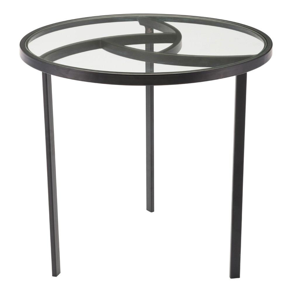 Zuo Asterisk End Table Black