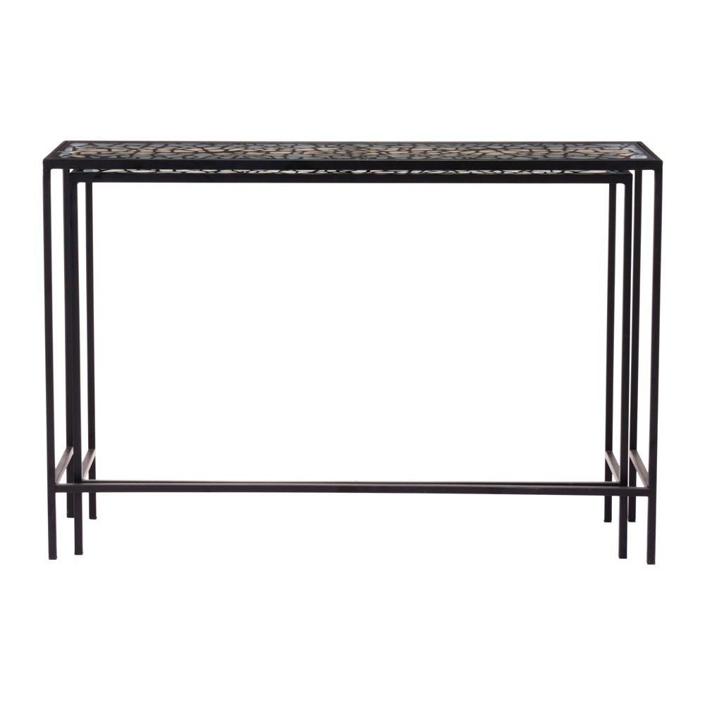 Zuo Web Console Tables Black - Set Of 2