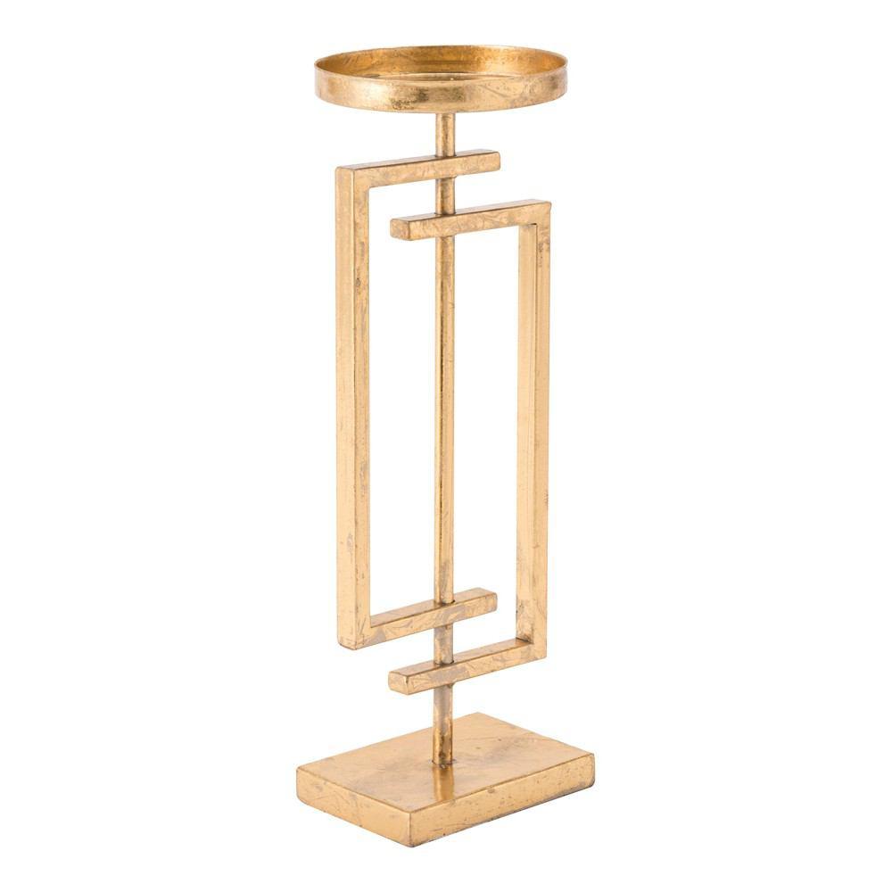 Zuo Candle Holder Gold