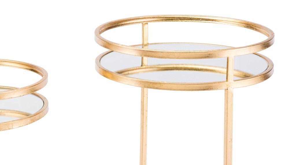 Zuo Nesting Tables Gold - Set Of 2