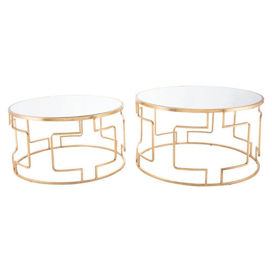 Zuo King Tables Gold - Set Of 2