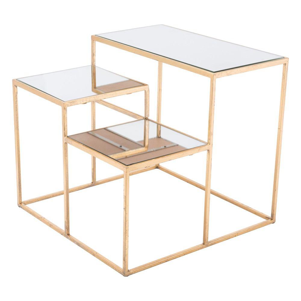 Zuo Labels End Table Gold