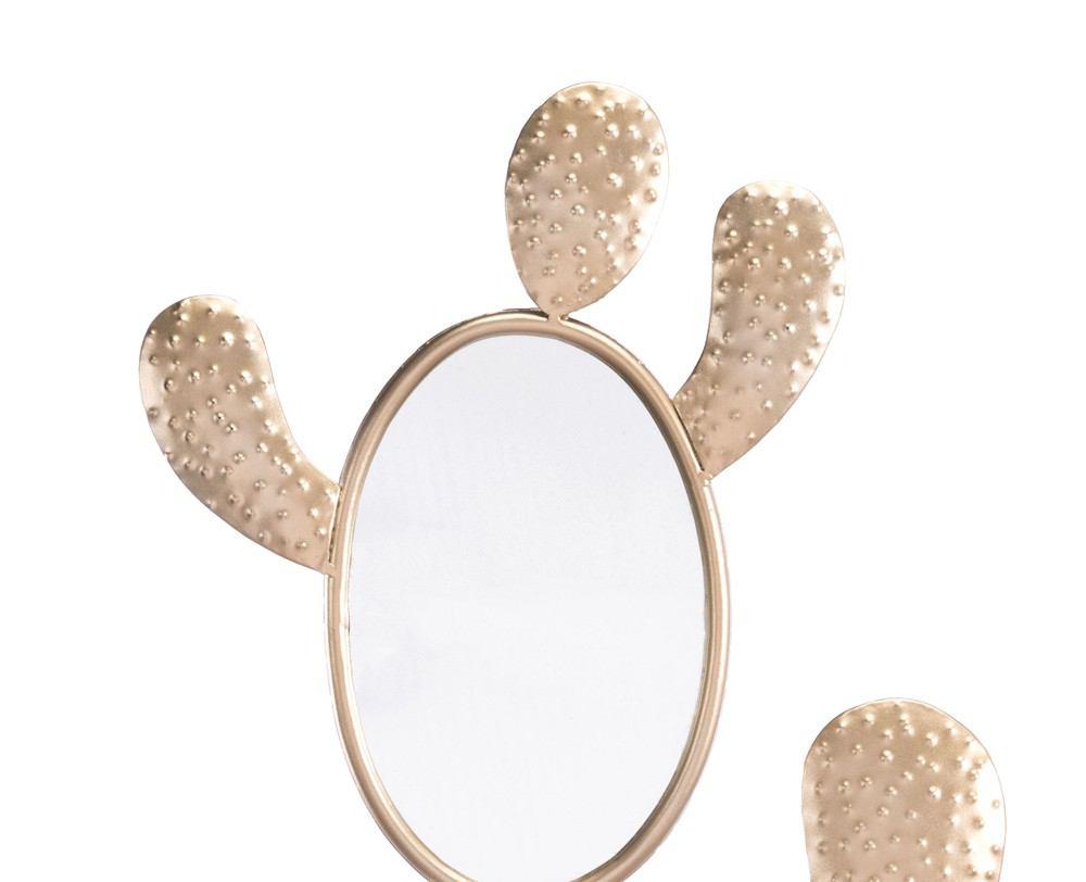 Zuo Cactus Mirror Champagne Gold