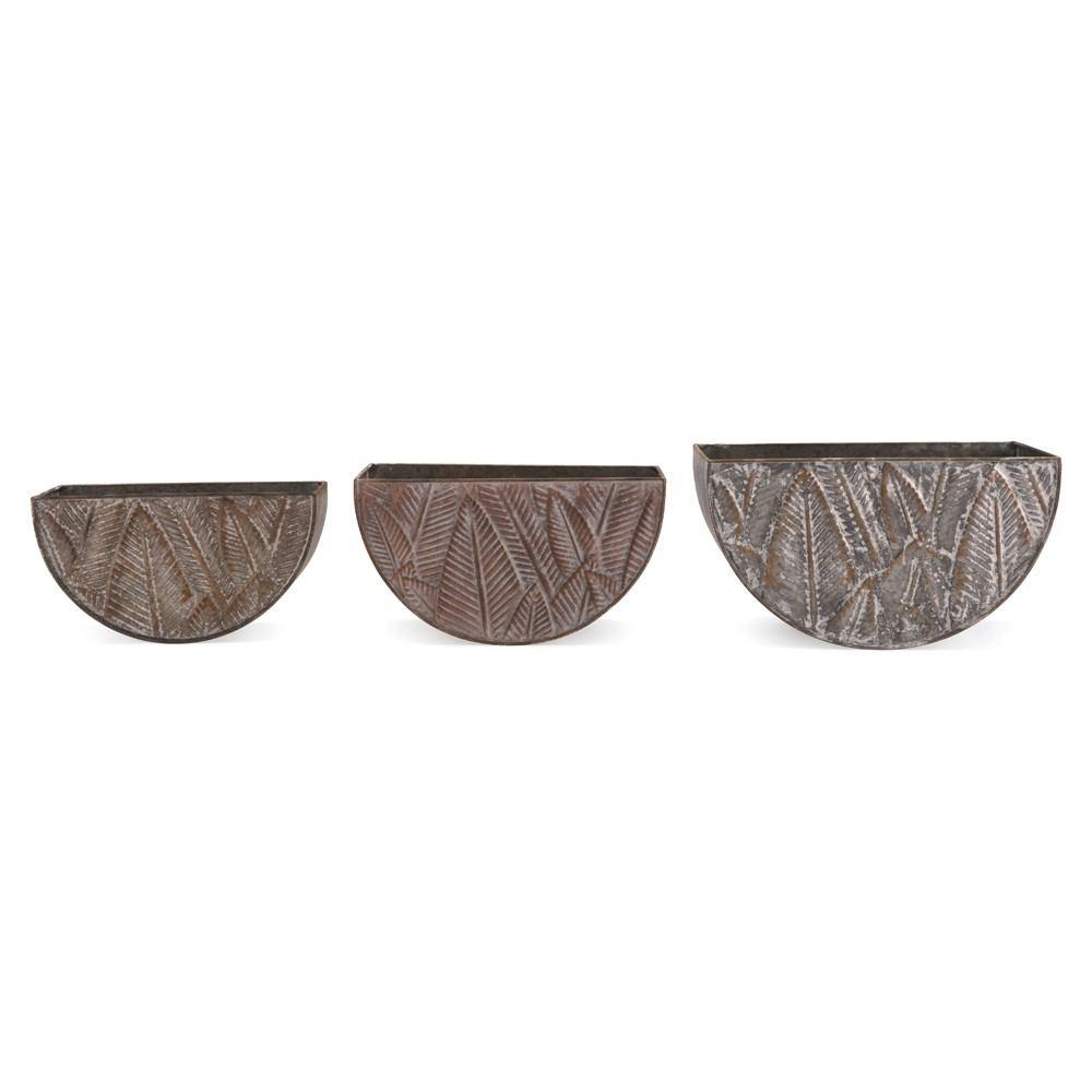 Zuo Leaves Planters Multicolor - Set Of 3