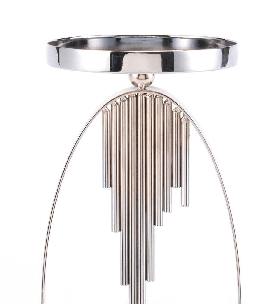 Zuo Silver Candle Holder Silver