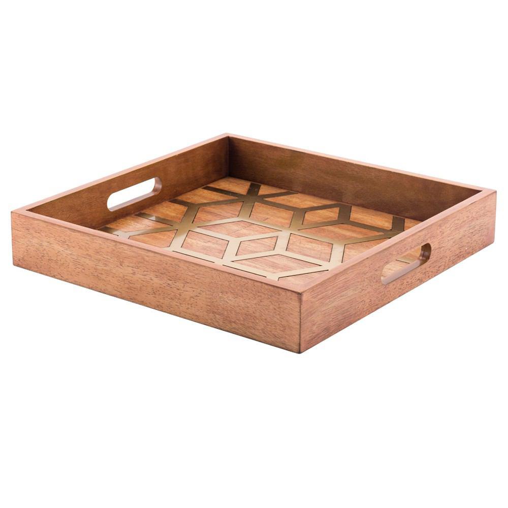 Zuo Clover Trays Brown - Set Of 2