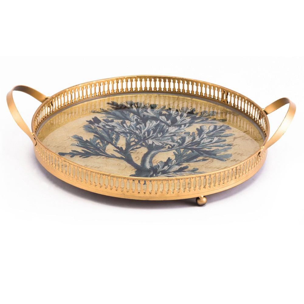 Zuo Coral Tray Blue