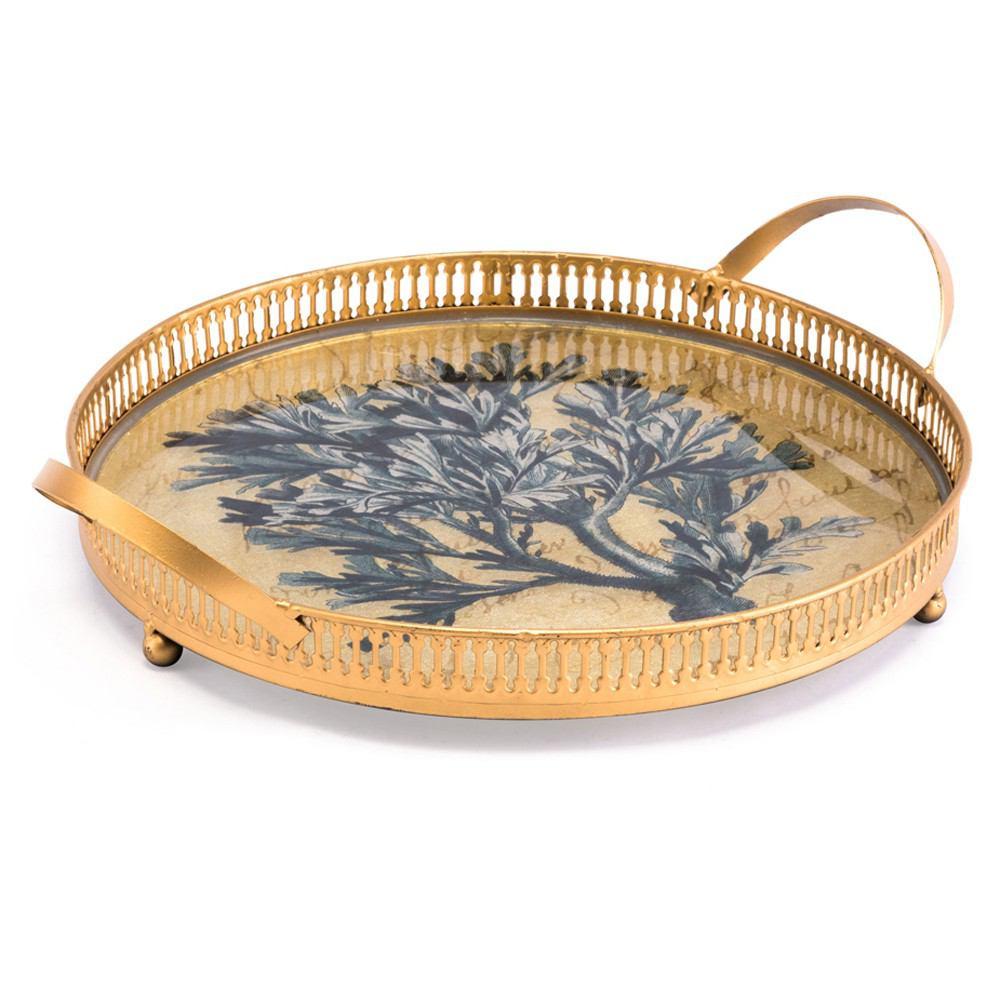 Zuo Coral Tray Blue