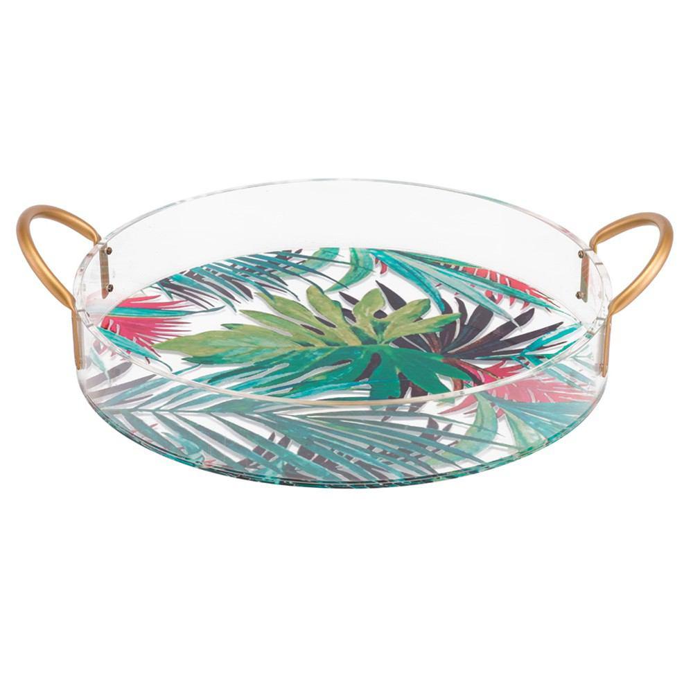 Zuo Tropical Trays Multicolor - Set Of 3