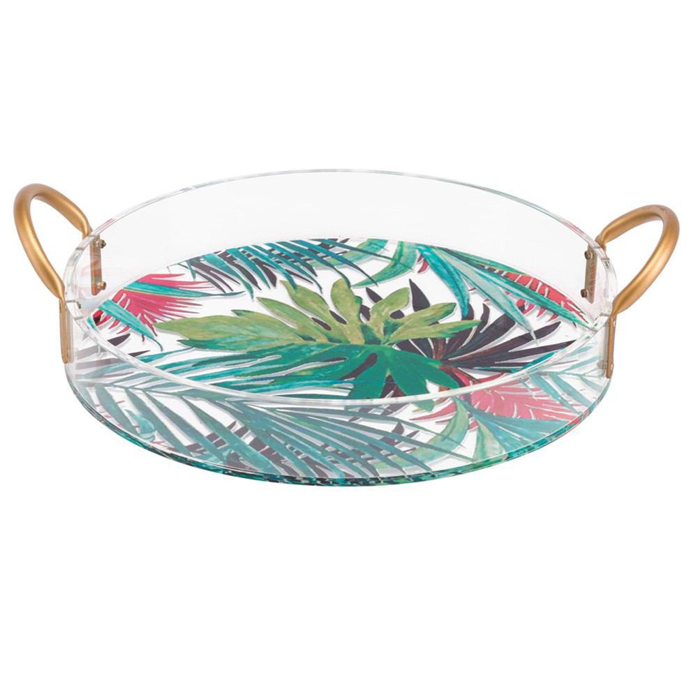 Zuo Tropical Trays Multicolor - Set Of 3