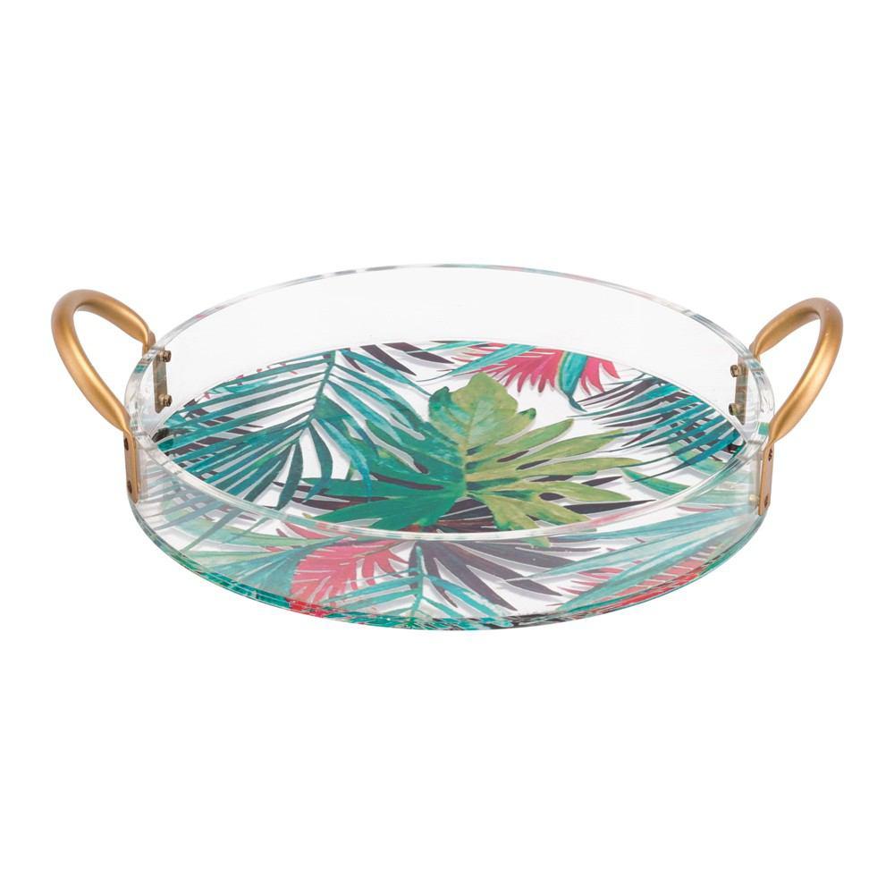 Zuo Tropical Trays Multicolor - Set Of 3