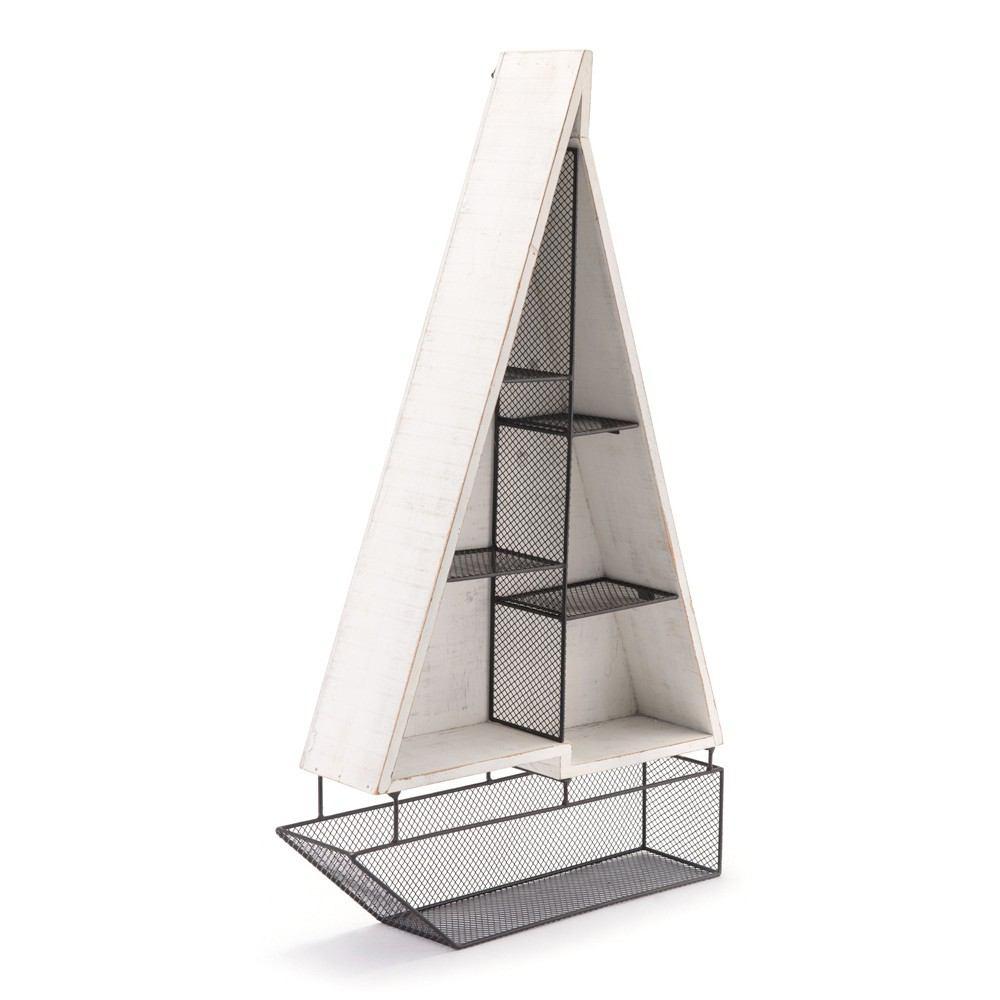 Zuo Boat Shelf White