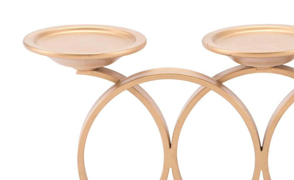 Zuo Infinity Candle Holder Gold