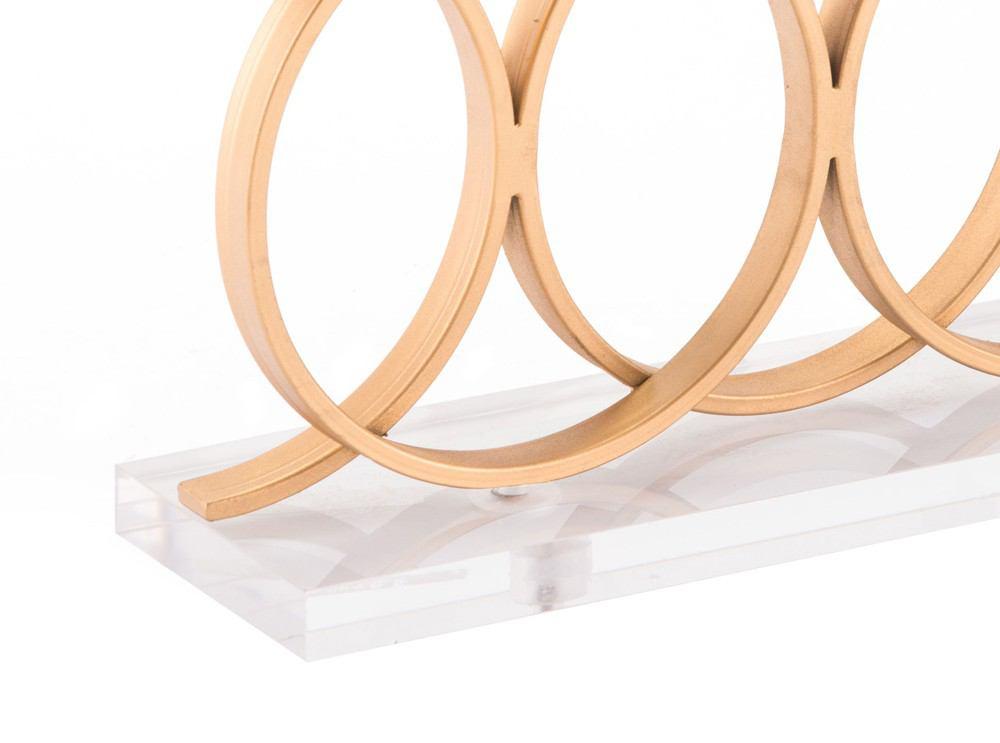 Zuo Infinity Candle Holder Gold