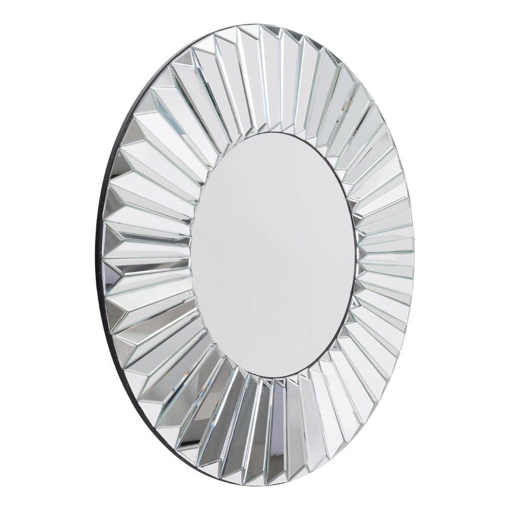 Zuo Waves Round Mirror Clear