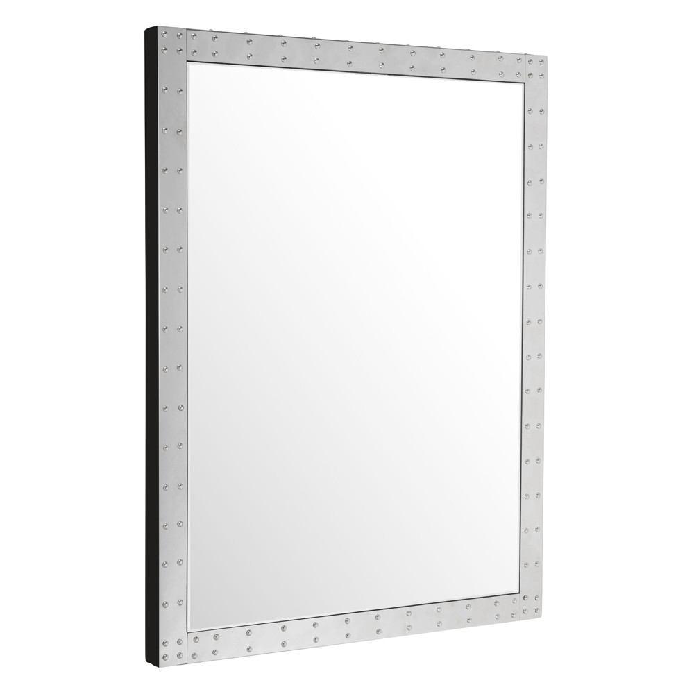 Zuo Studded Rectangular Mirror Clear