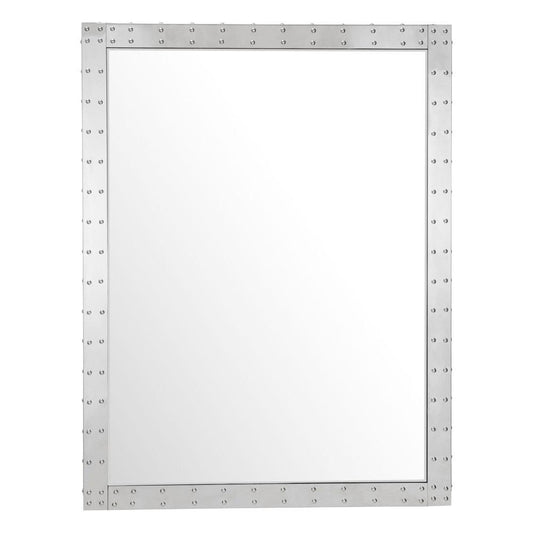 Zuo Studded Rectangular Mirror Clear