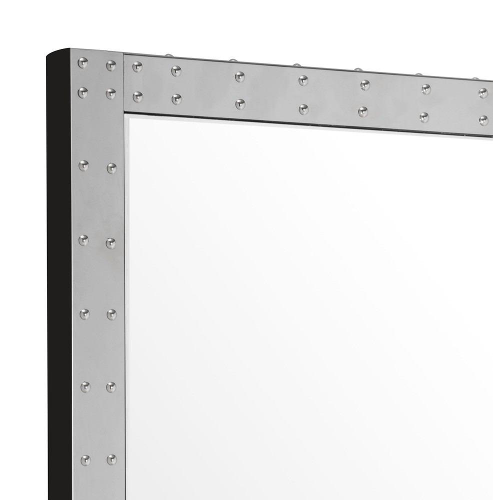 Zuo Studded Rectangular Mirror Clear