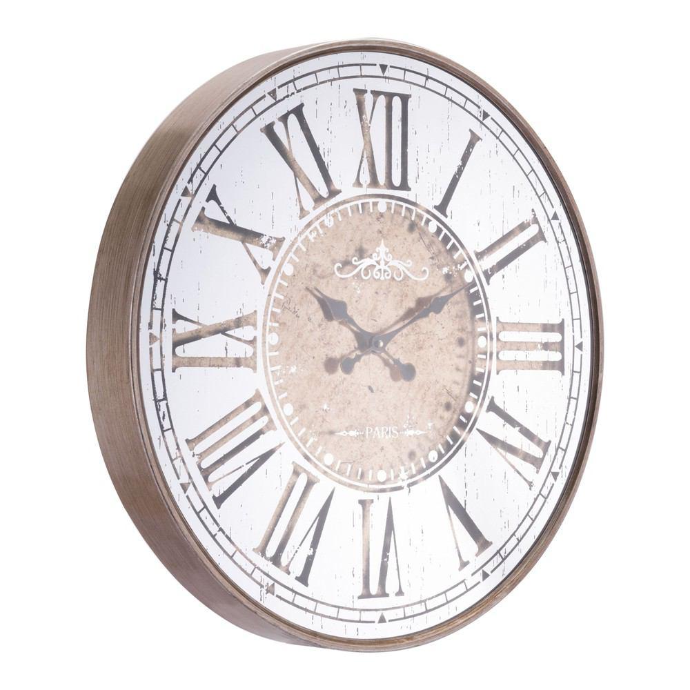 Zuo Hora Clock - Antique Silver