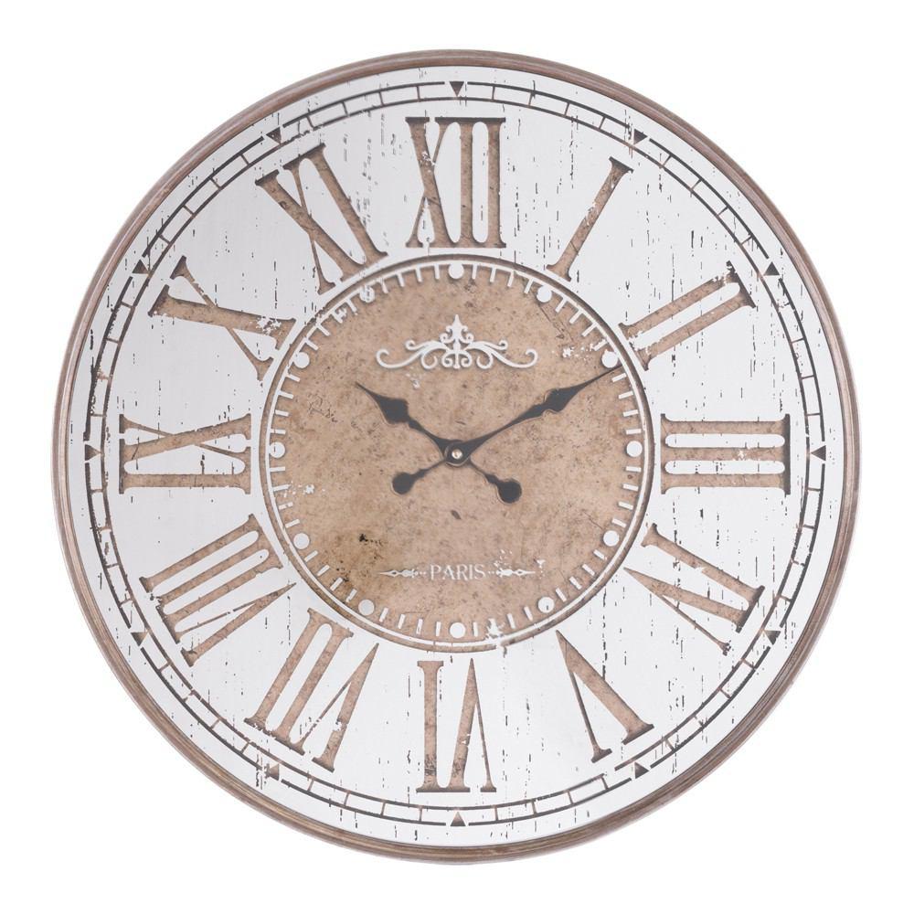 Zuo Hora Clock - Antique Silver