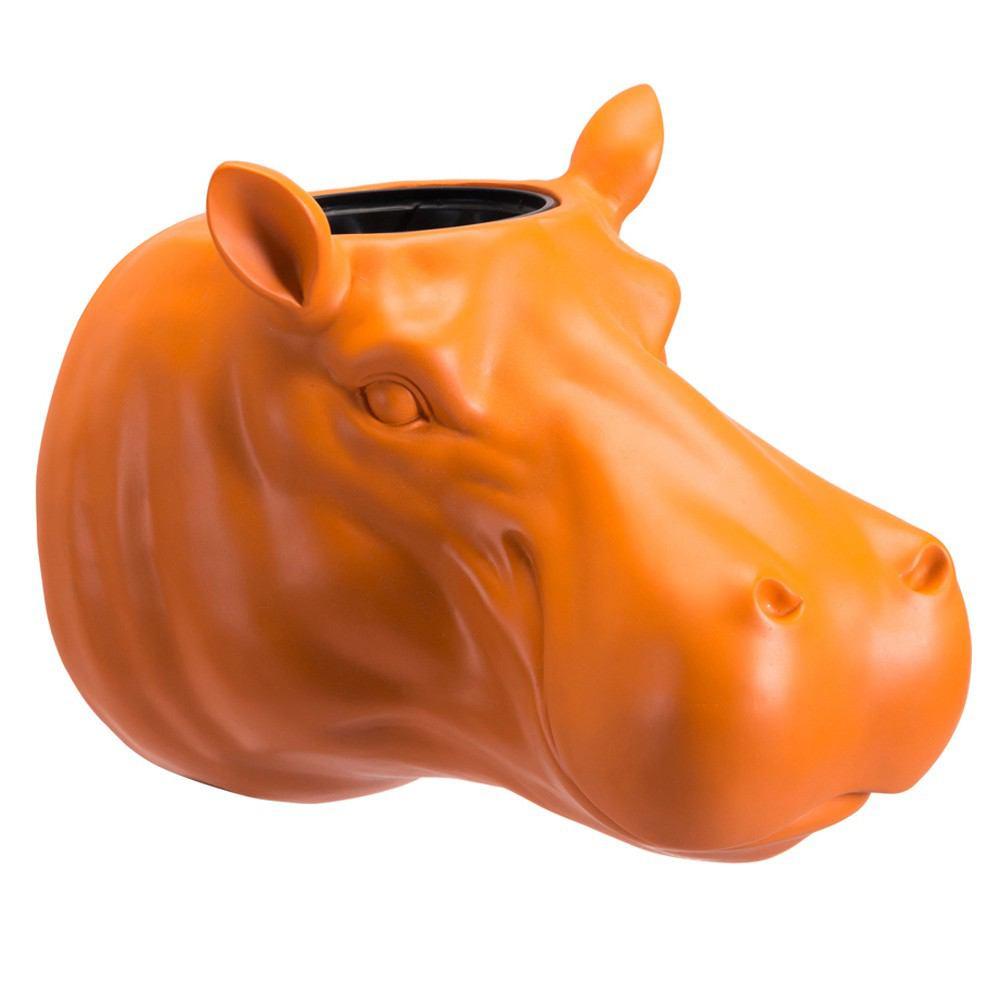 Zuo Hippo Planter Orange