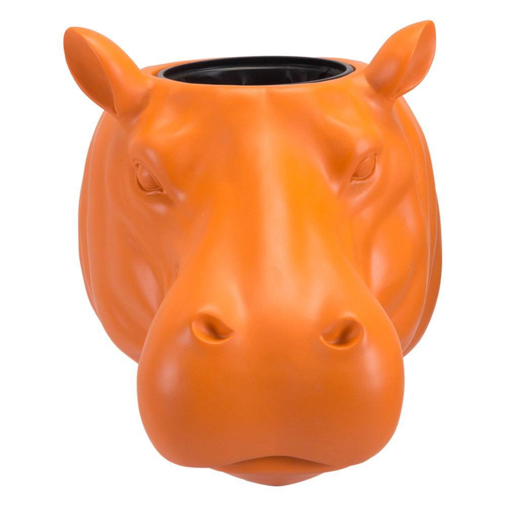 Zuo Hippo Planter Orange