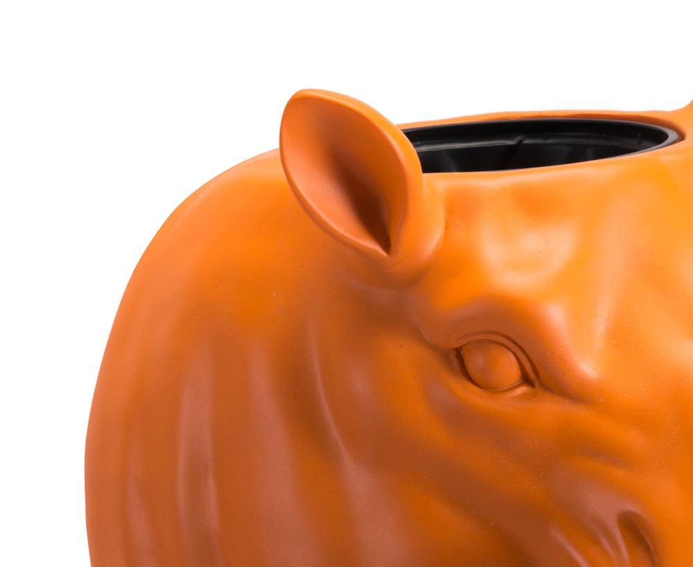 Zuo Hippo Planter Orange