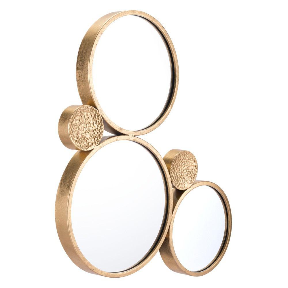 Zuo Tri Circular Mirror Gold