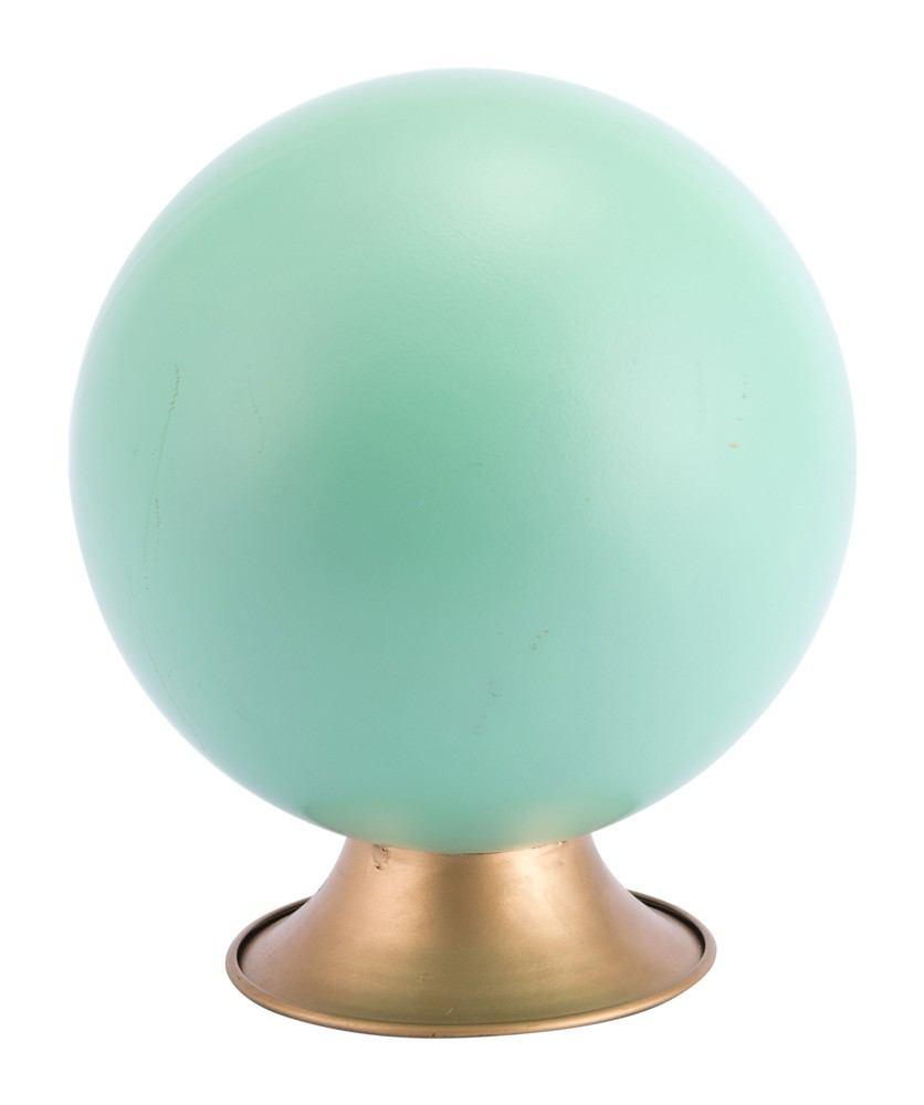 Zuo Round Small Metal Planter Green