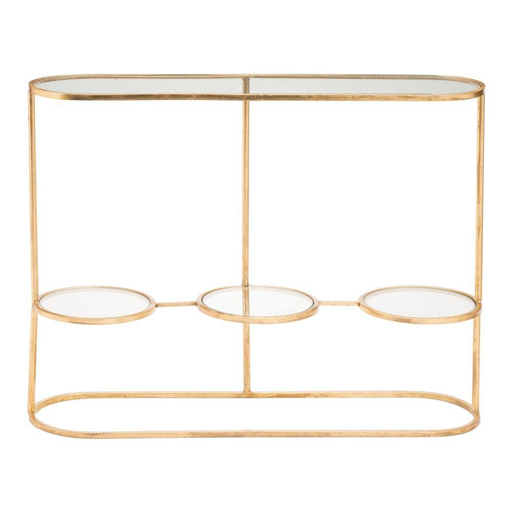 Zuo Aron Console Table - Gold