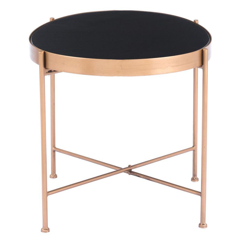 Zuo Gotta End Table 2 Black & Gold