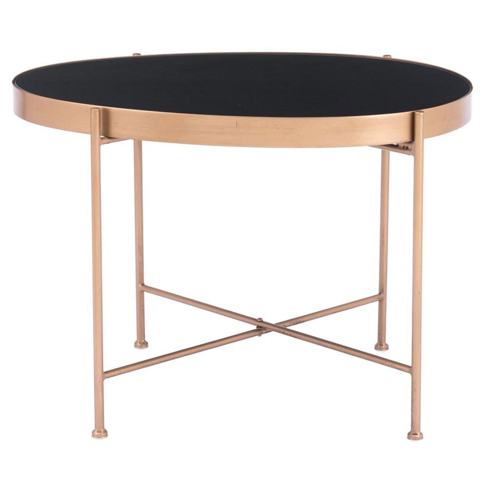 Zuo Gotta End Table 2 Black & Gold