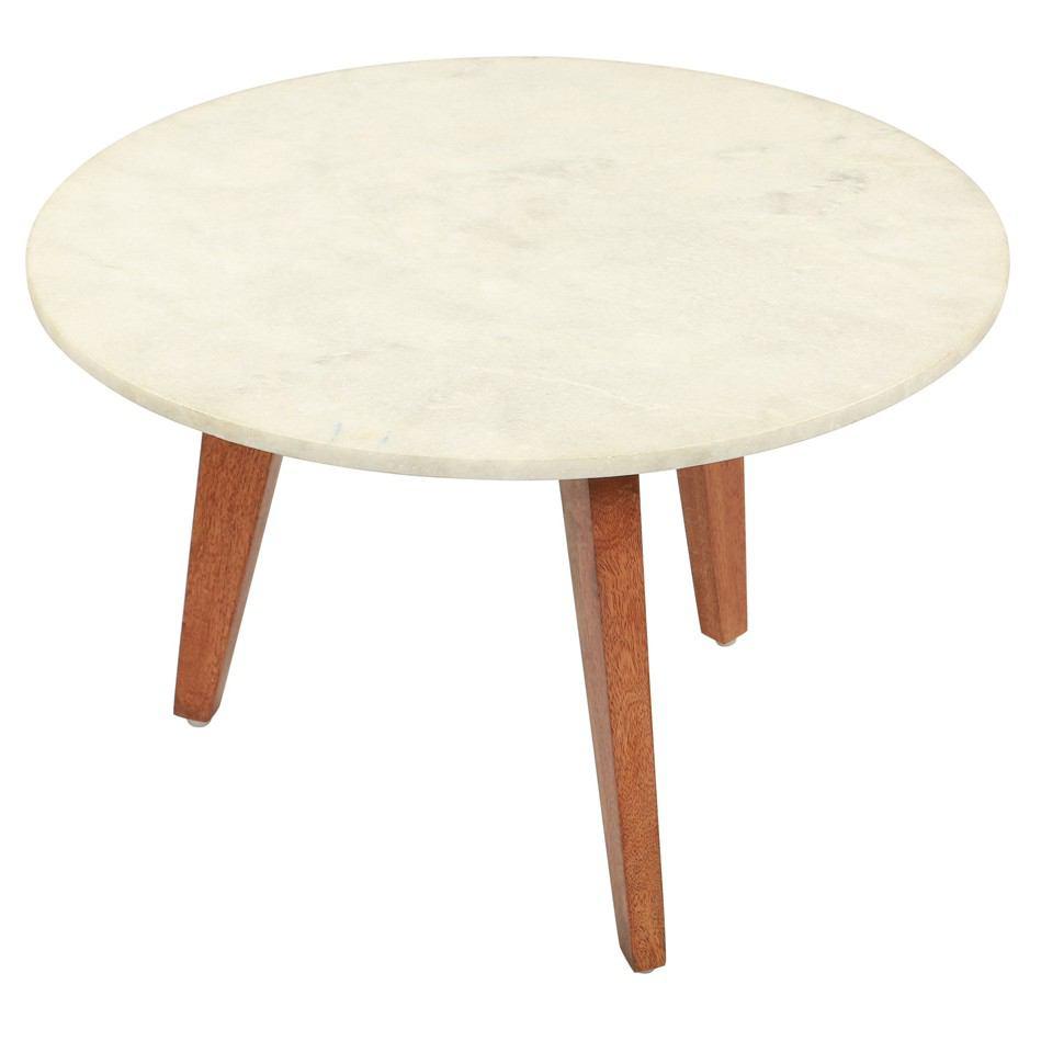 Zuo Axton Small Coffee Table Stone & Brown