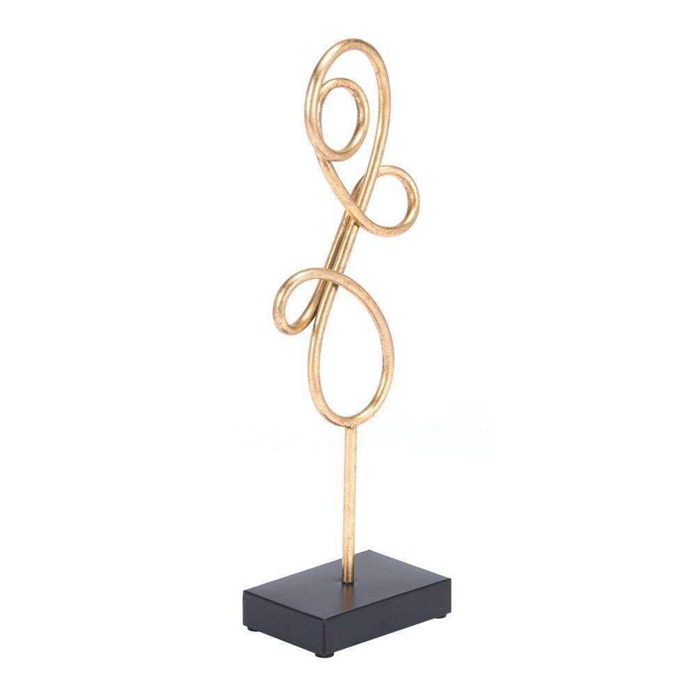 Zuo Fina Sculpture Gold