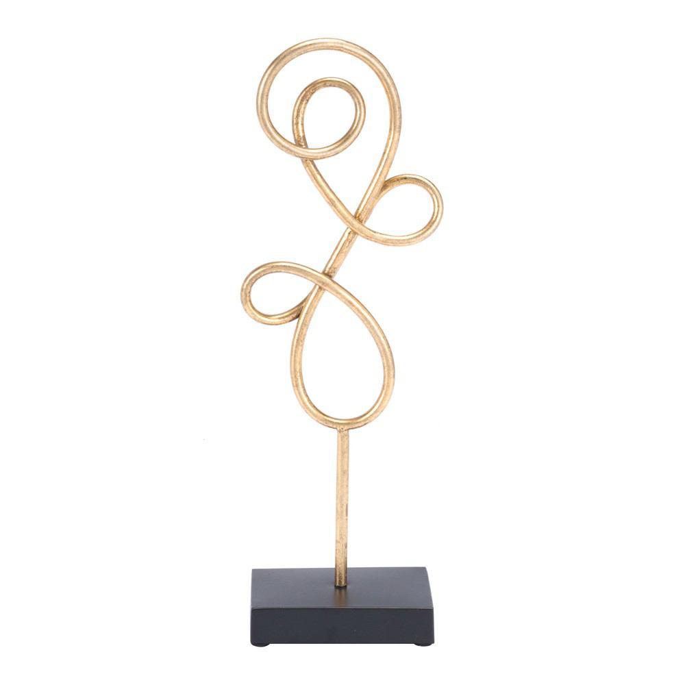 Zuo Fina Sculpture Gold