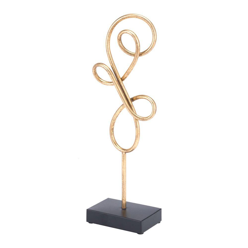 Zuo Fina Sculpture Gold