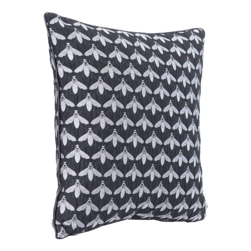 Zuo Bees At Night Pillow Black