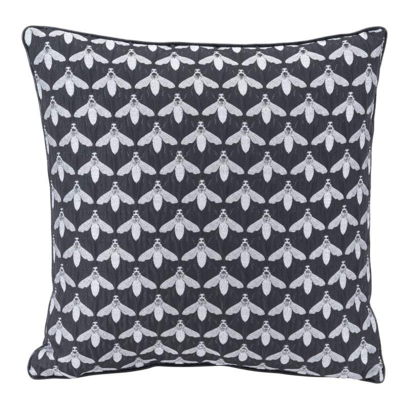 Zuo Bees At Night Pillow Black