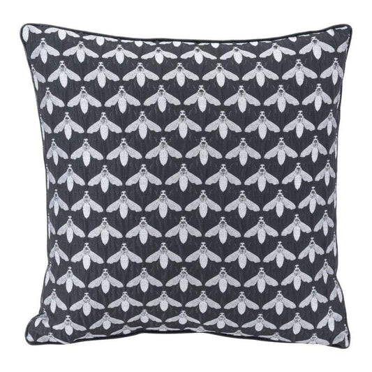 Zuo Bees At Night Pillow Black