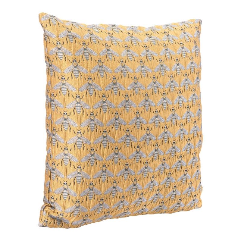 Zuo Bees Al Sol Pillow Yellow