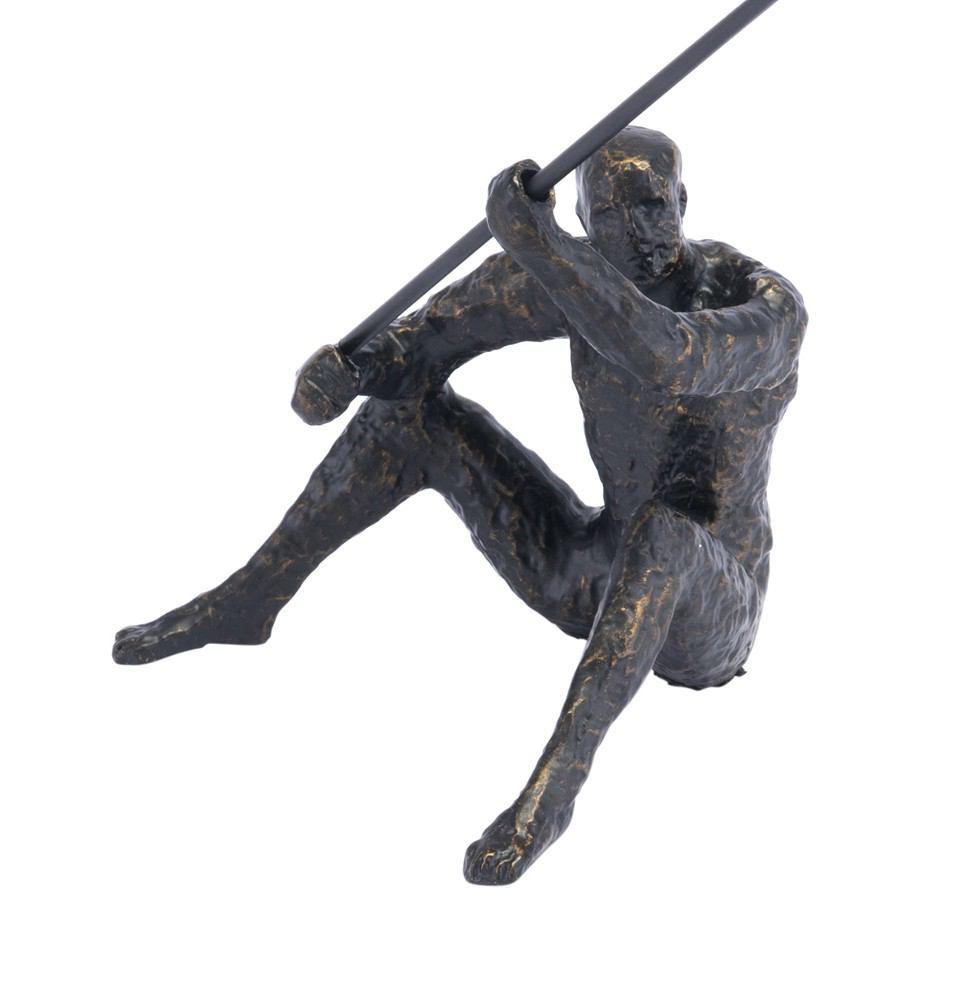 Zuo Fisherman Figurine Black