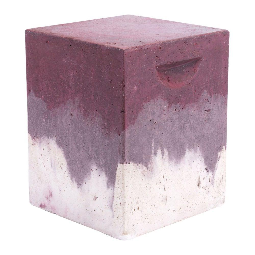 Zuo Cubo Garden Seat Purple