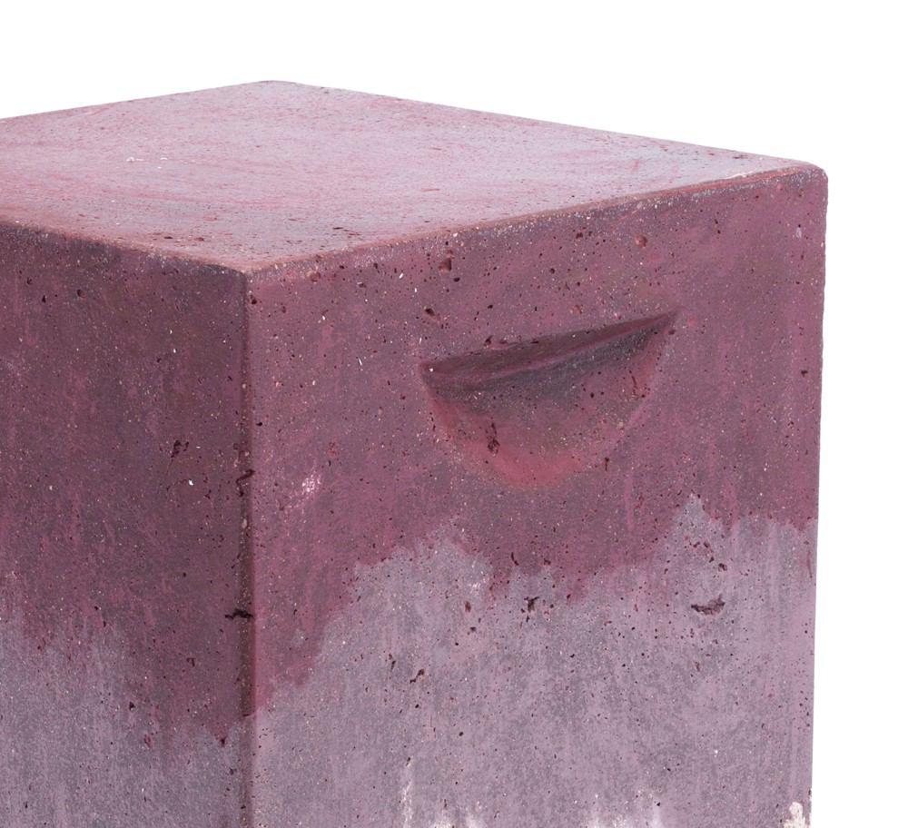 Zuo Cubo Garden Seat Purple