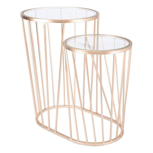 Zuo Esme Side Table Gold