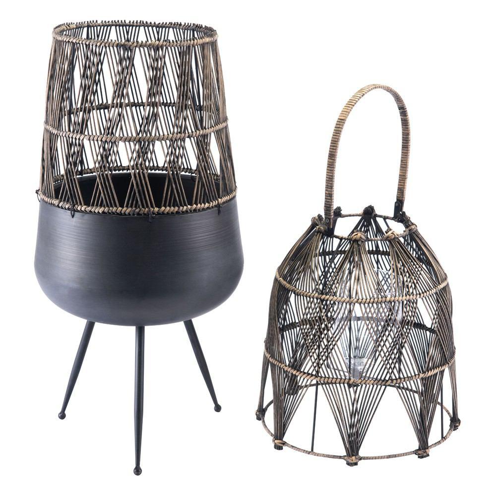 Zuo Hilo Lantern Distressed Black