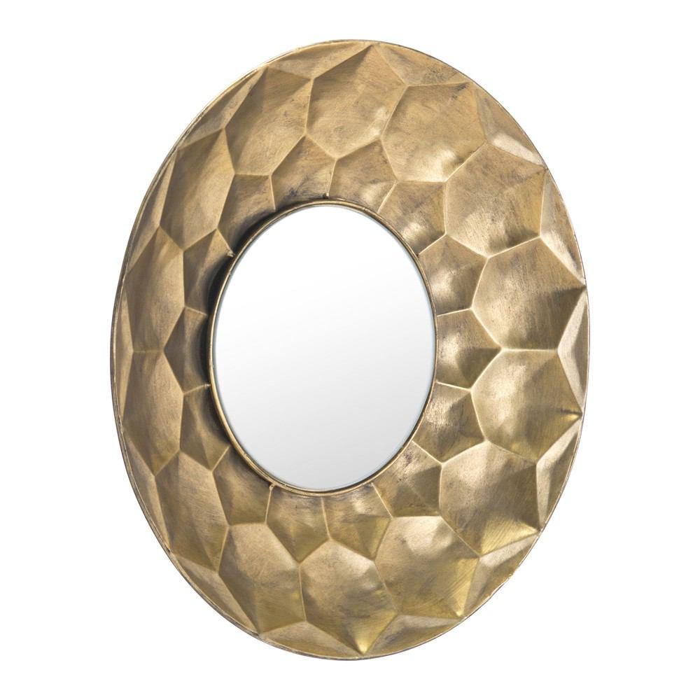 Zuo Sei Round Mirror Gold