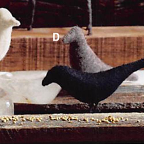 Roost Felt Standing Bird - Set Of 12
