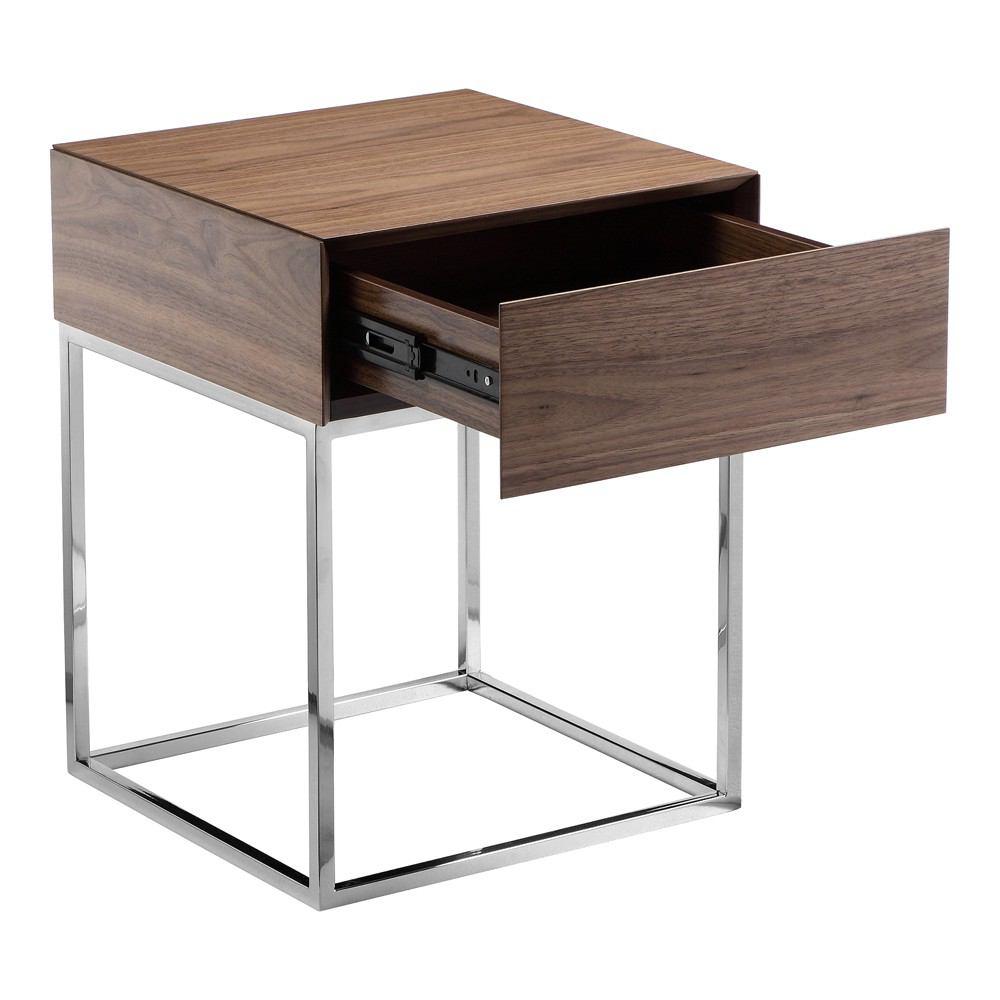 Moe's Home Collection Chio Sidetable Walnut